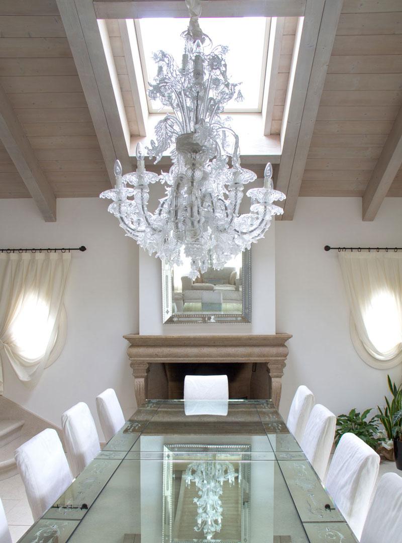 Custom maritime-inspired chandelier for luxury yacht